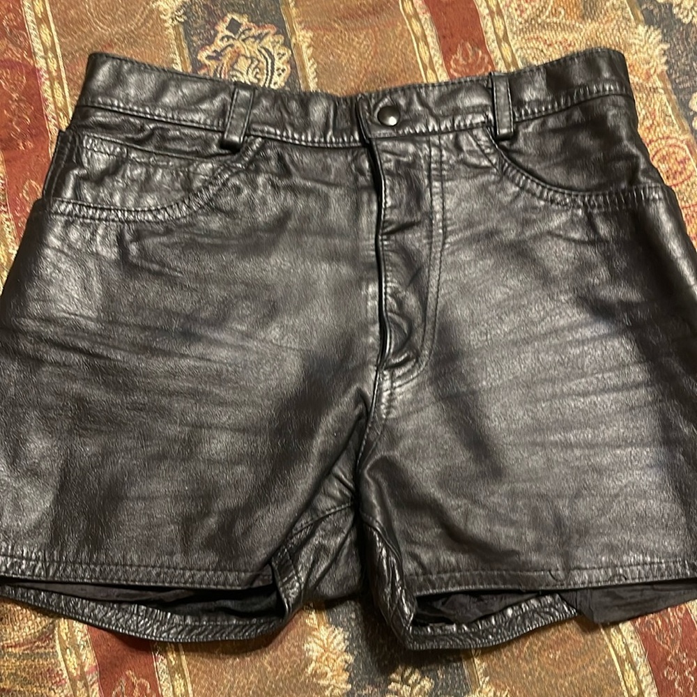 BREMAN’s leather shorts